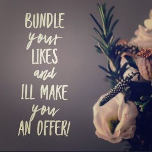 Create a bundle to receive an AMAZING offer!